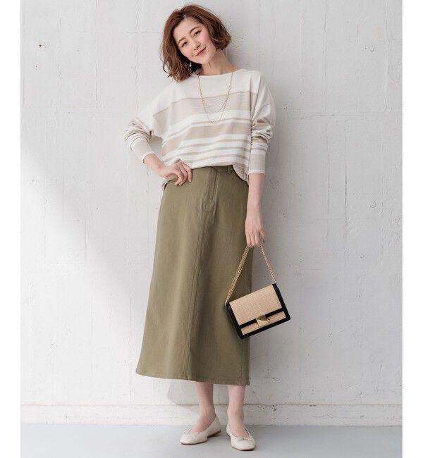 23区「【Oggi4月号掲載/洗える】23区DENIM ストレッチ デニムスカート」|スカート|