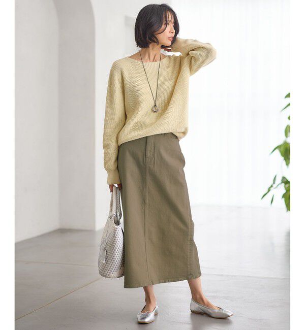 23区「【Oggi4月号掲載/洗える】23区DENIM ストレッチ デニムスカート」|スカート|