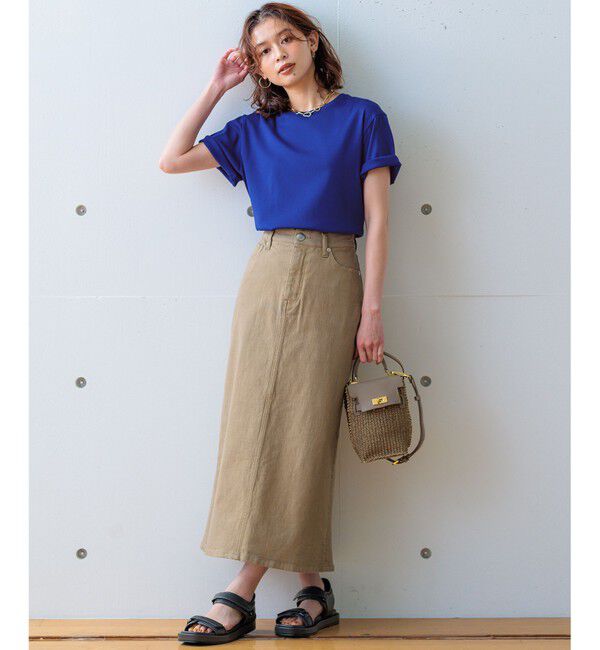 23区「【Oggi4月号掲載/洗える】23区DENIM ストレッチ デニムスカート」|スカート|
