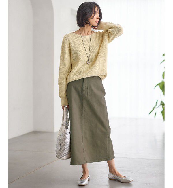 23区「【Oggi4月号掲載/洗える】23区DENIM ストレッチ デニムスカート」|スカート|