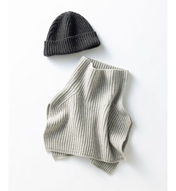 23区「【洗える】カシミヤブレンド ニット ネックウォーマー」|その他|