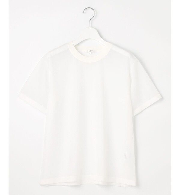 23区「【SLOW/一部店舗限定】シースルートリコット シアー Tシャツ」|Tシャツ・カットソー|