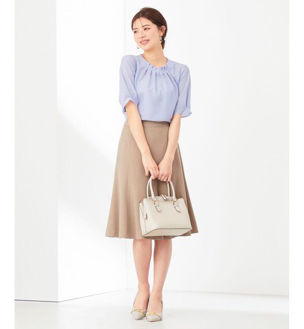 ANY SIS「【WEB・一部店舗限定】リネンライクポリエステル スカート」|スカート|