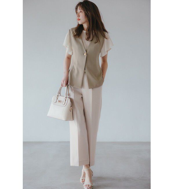 ANY SIS「【洗える】ドライオックスタック ワイドパンツ」|その他|