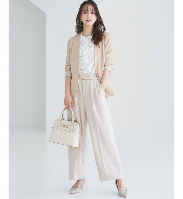 ANY SIS「【洗える】ドライオックスタック ワイドパンツ」|その他|