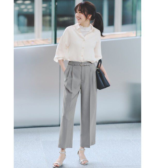 ANY SIS「【洗える】ドライオックスタック ワイドパンツ」|その他|