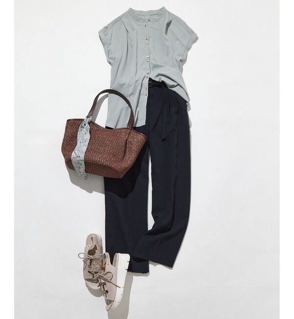 ANY SIS「【洗える】ドライオックスタック ワイドパンツ」|その他|