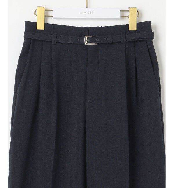 ANY SIS「【洗える】ドライオックスタック ワイドパンツ」|その他|