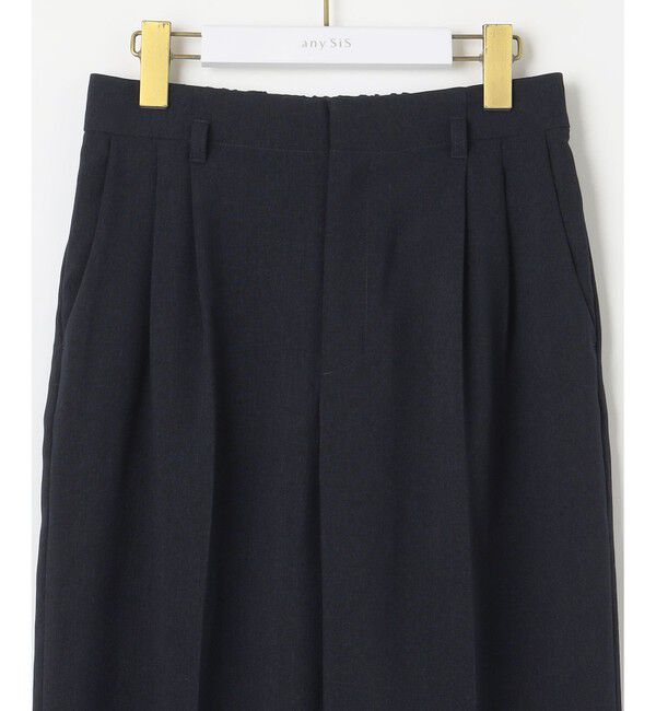 ANY SIS「【洗える】ドライオックスタック ワイドパンツ」|その他|