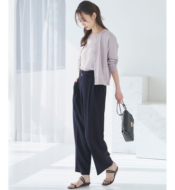 ANY SIS「【洗える】ドライオックスタック ワイドパンツ」|その他|