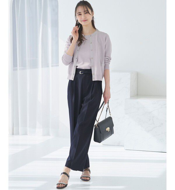 ANY SIS「【洗える】ドライオックスタック ワイドパンツ」|その他|