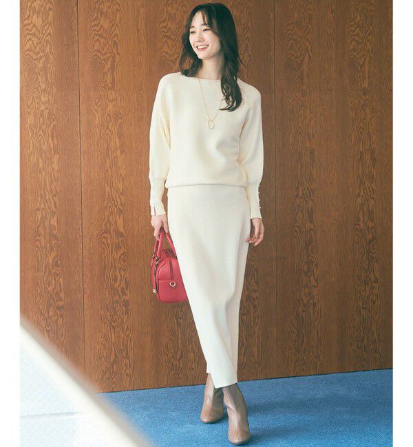 ANY SIS「【洗える・セットアップ可】アンチピリング総針ニット スカート」|スカート|