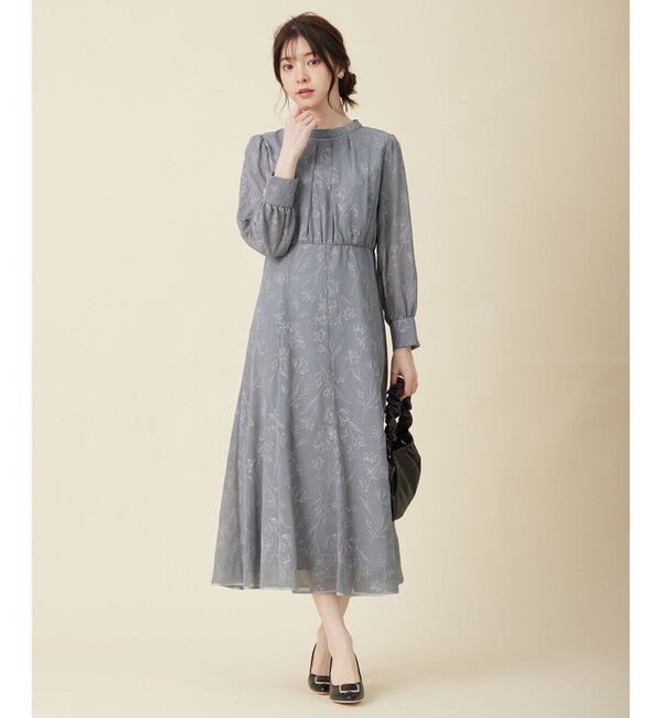 ANY SIS「【Lily Calin】ラインエンブロイダリー ドレス」|ドレス|