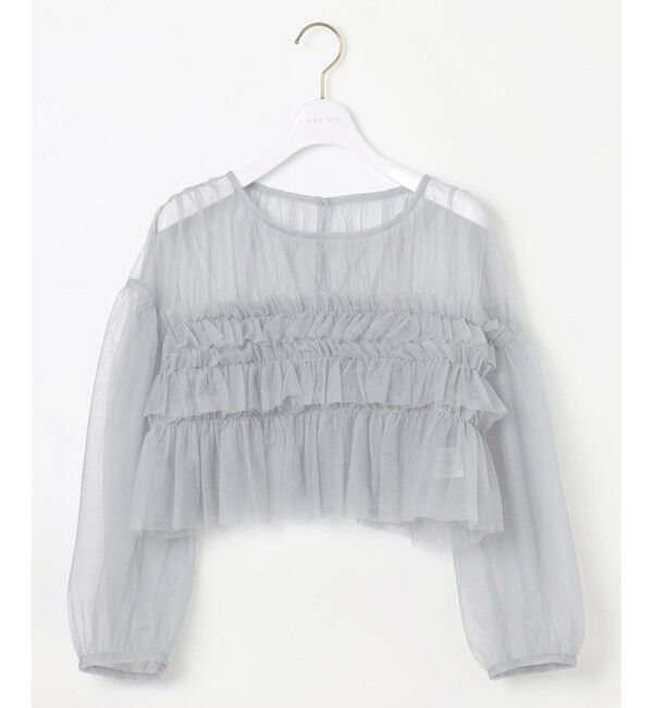 any SiS「【Lily Calin】チュールフリルトップス&times;ドレスセット」|ドレス|