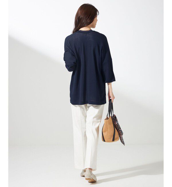 ANY SIS「【接触冷感・UVケア・洗える】着流し カーディガン」|カーディガン|