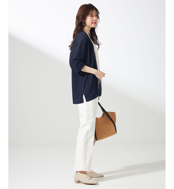 ANY SIS「【接触冷感・UVケア・洗える】着流し カーディガン」|カーディガン|