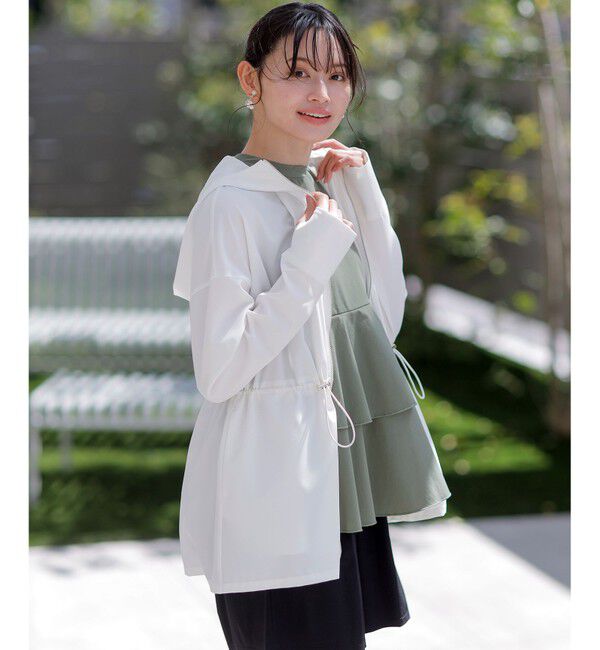 ANY SIS「【撥水・UVカット・洗える】ラッシュガードシリーズ パーカー」|パーカー|