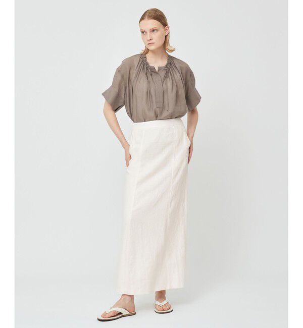 BEIGE,「BURDOCK / Iラインスカート」|スカート|