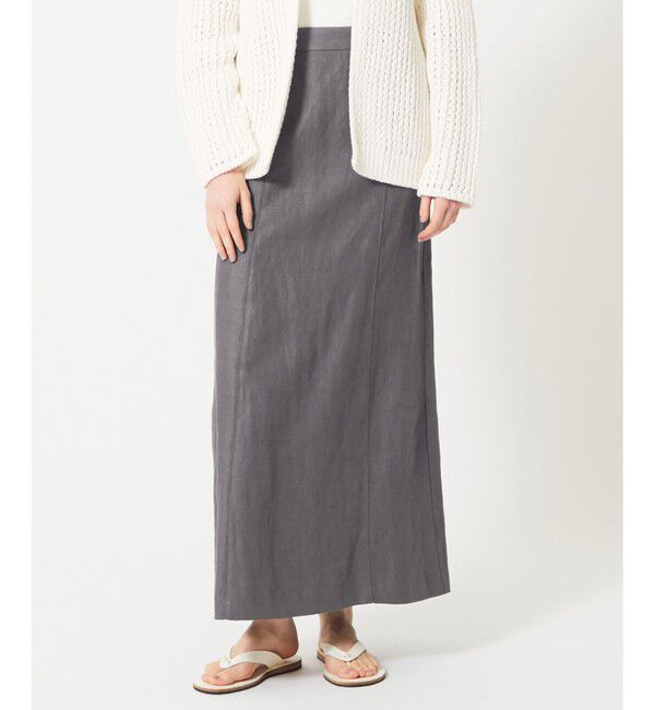 BEIGE,「BURDOCK / Iラインスカート」|スカート|Slate