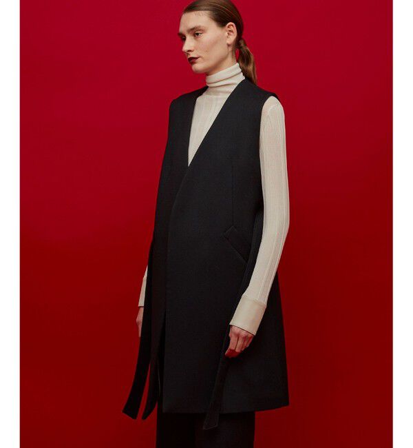 BEIGE,「TOURNELLES / ロングジレ」|その他|Black