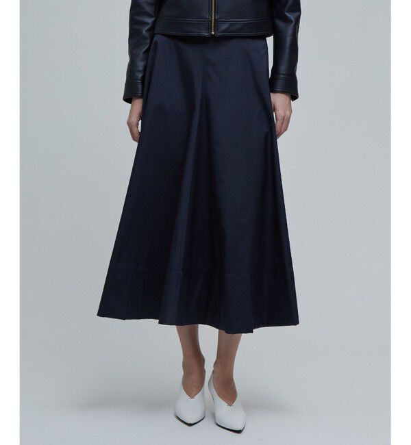 BEIGE,「EMMA / フレアスカート」|スカート|Navy