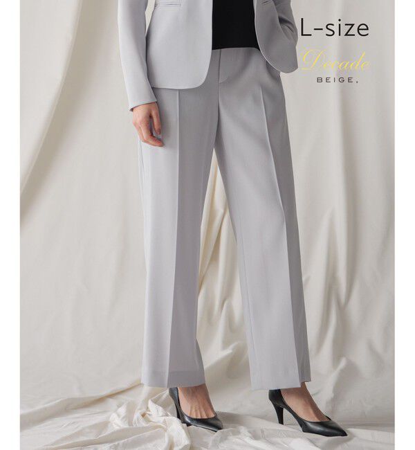 BEIGE,「【L-size】CINDY / ワイドパンツ」|その他|Ice blue