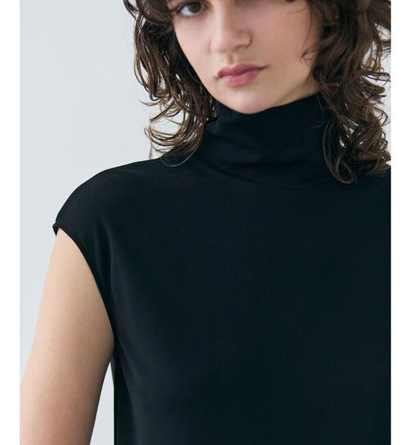 BEIGE,「【洗える・VERY 6月号掲載】MELLE / ジャージーハイネックカットソー」|Tシャツ・カットソー|