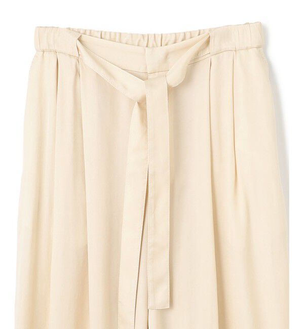 BEIGE,「【洗える・VERY 6月号掲載】PAWPAW / ウエストリボンタックワイドパンツ」|その他|