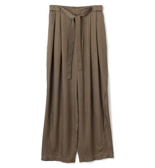 BEIGE,「【洗える・VERY 6月号掲載】PAWPAW / ウエストリボンタックワイドパンツ」|その他|