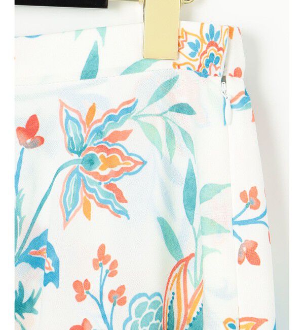 GRACE CONTINENTAL「サラサペイントイレヘムスカート」|スカート|