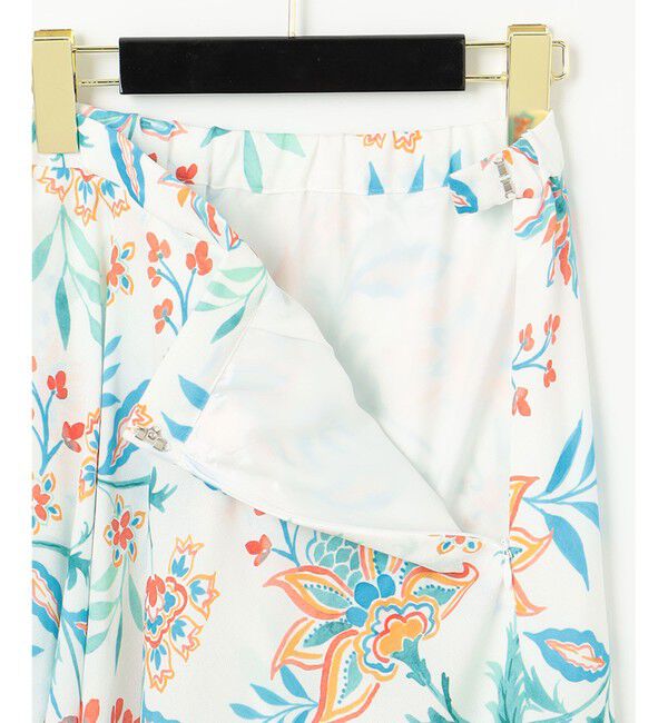 GRACE CONTINENTAL「サラサペイントイレヘムスカート」|スカート|