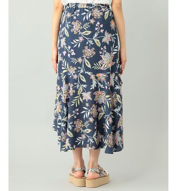 GRACE CONTINENTAL「サラサペイントイレヘムスカート」|スカート|