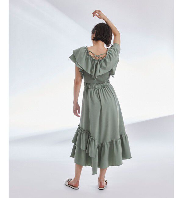 Diagram「フリルニットワンピース」|ワンピース|