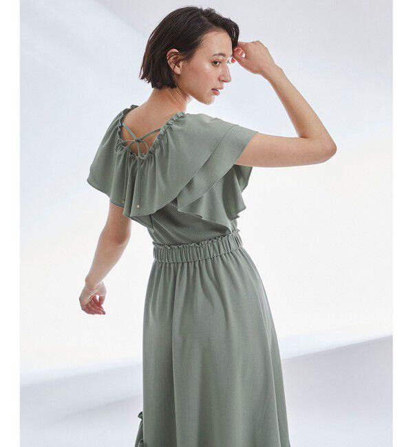 Diagram「フリルニットワンピース」|ワンピース|