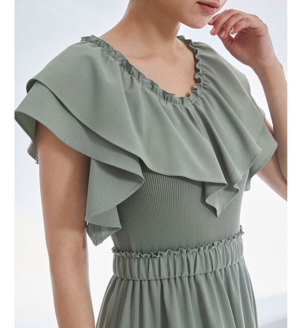 Diagram「フリルニットワンピース」|ワンピース|