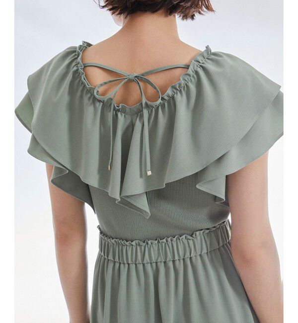 Diagram「フリルニットワンピース」|ワンピース|