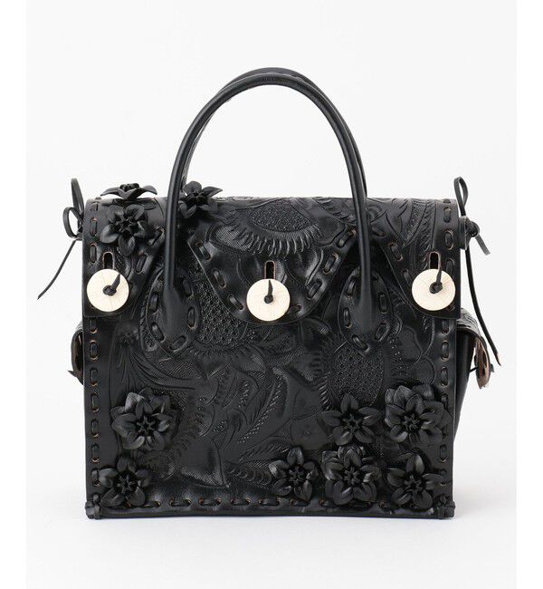 Carving Tribes「Motif Maestra」|ハンドバッグ|ブラック