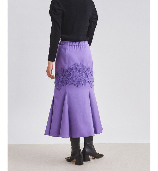 GRACE CONTINENTAL「レース切替マーメイドスカート」|スカート|