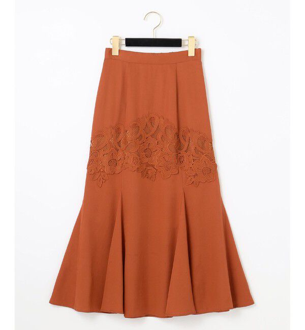 GRACE CONTINENTAL「レース切替マーメイドスカート」|スカート|