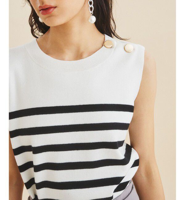 Grace Class「マリンニットノースリーブ」|ニット・セーター|