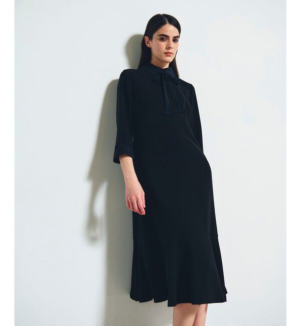  「ダブルクロスドレス」|ドレス|ブラック