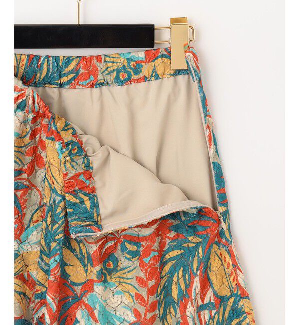 GRACE CONTINENTAL「リゾートプリントカットスカート」|スカート|