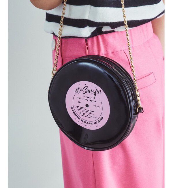 Grace Class「レコードエナメルバッグ」|ショルダー・メッセンジャー|