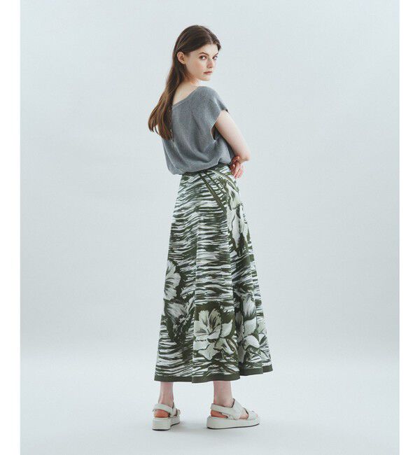 Grace Class「ペイントフラワーメキシカンスカート」|スカート|