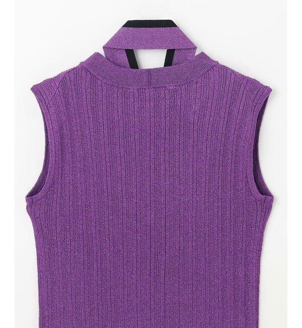 Grace Class「ボウタイラメノースリーブ」|ニット・セーター|