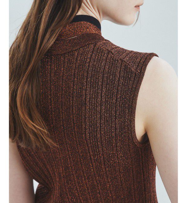 Grace Class「ボウタイラメノースリーブ」|ニット・セーター|