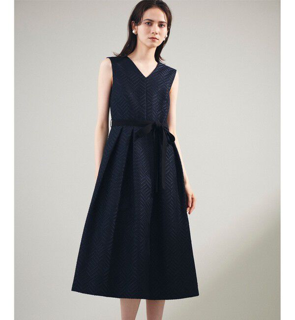 Grace Class「キカジャガードタックドレス」|ドレス|