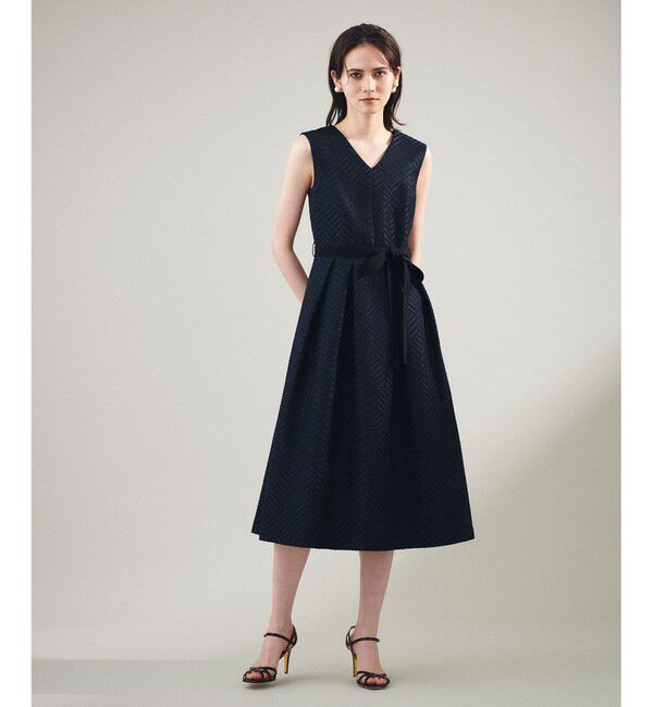 Grace Class「キカジャガードタックドレス」|ドレス|