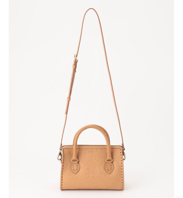 Carving Tribes「Mini Boston Bag」|ボストンバッグ|キャメル