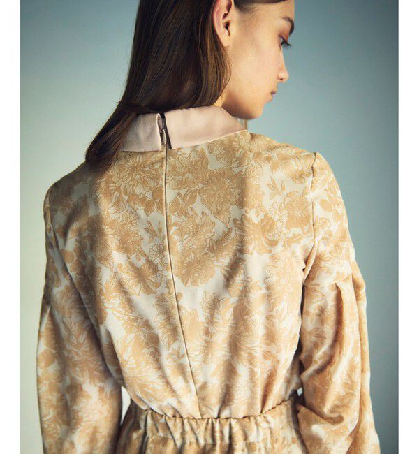 GRACE CONTINENTAL「フラワーフロッキープリントトップ」|シャツ・ブラウス|